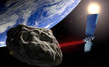 deviare asteroide con un satellite